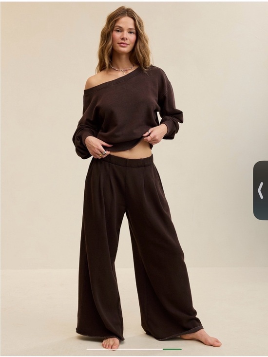 aerie Pants - AERIE street trouser flare sweatpants